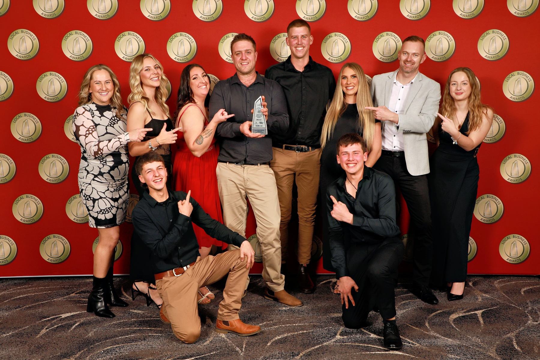The C & D Truck Repairs team at the 2025 Local Business Awards
